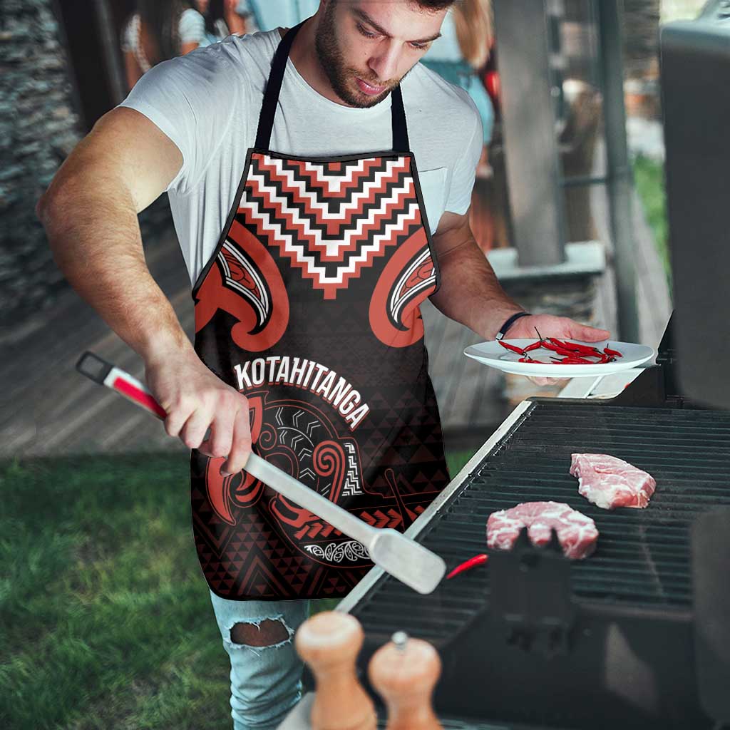 Maori Waitangi Apron Kotahitanga Poutama Mix Whakairo - Polynesian Pride