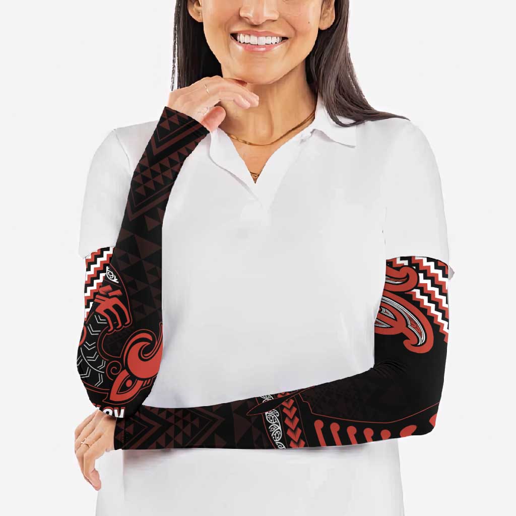Maori Waitangi Arm Sleeves Kotahitanga Poutama Mix Whakairo - Polynesian Pride