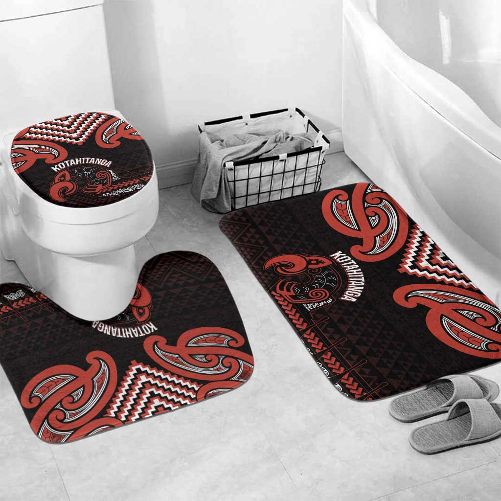 Maori Waitangi Bathroom Set Kotahitanga Poutama Mix Whakairo - Polynesian Pride