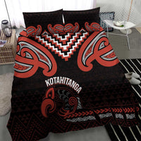 Maori Waitangi Bedding Set Kotahitanga Poutama Mix Whakairo - Polynesian Pride
