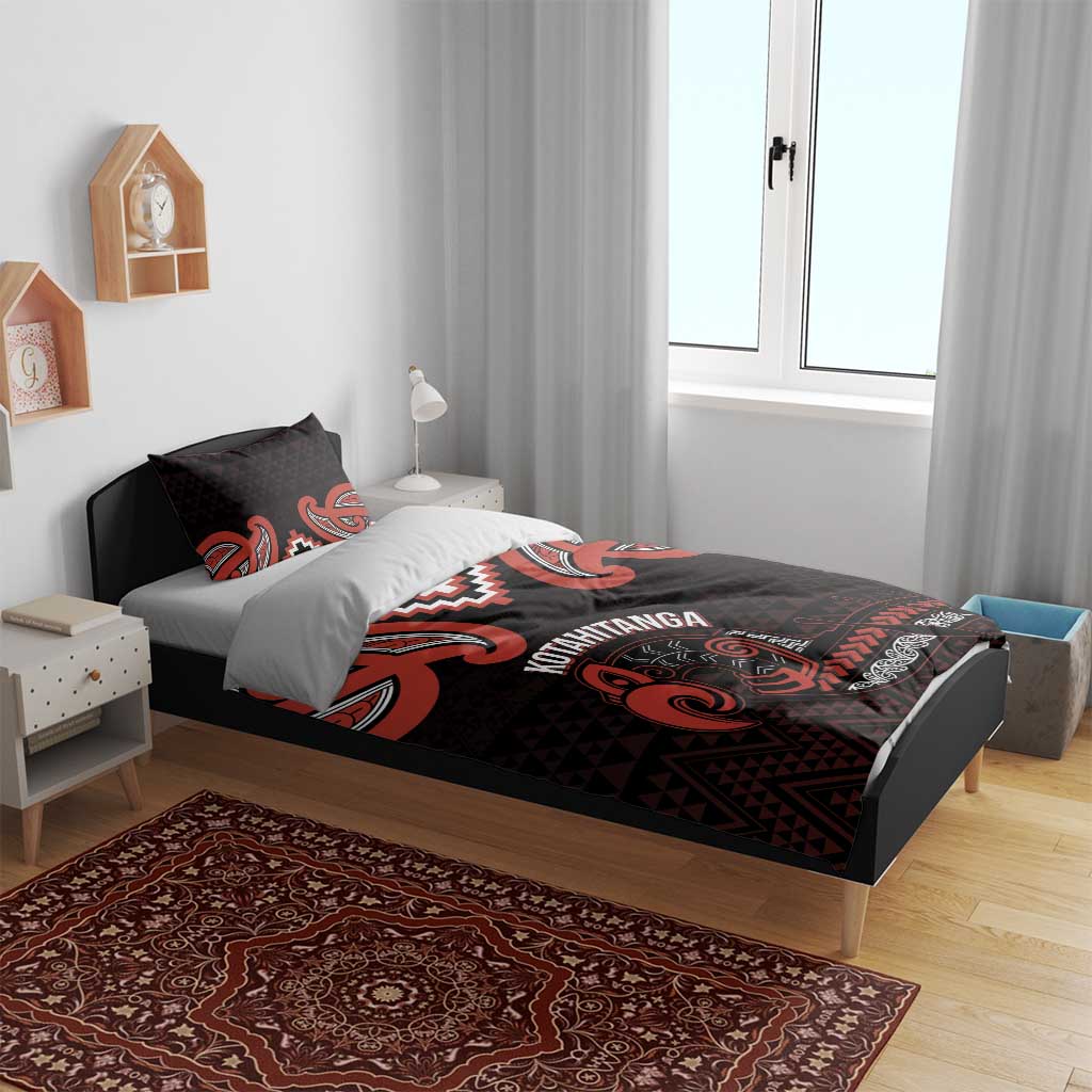 Maori Waitangi Bedding Set Kotahitanga Poutama Mix Whakairo - Polynesian Pride