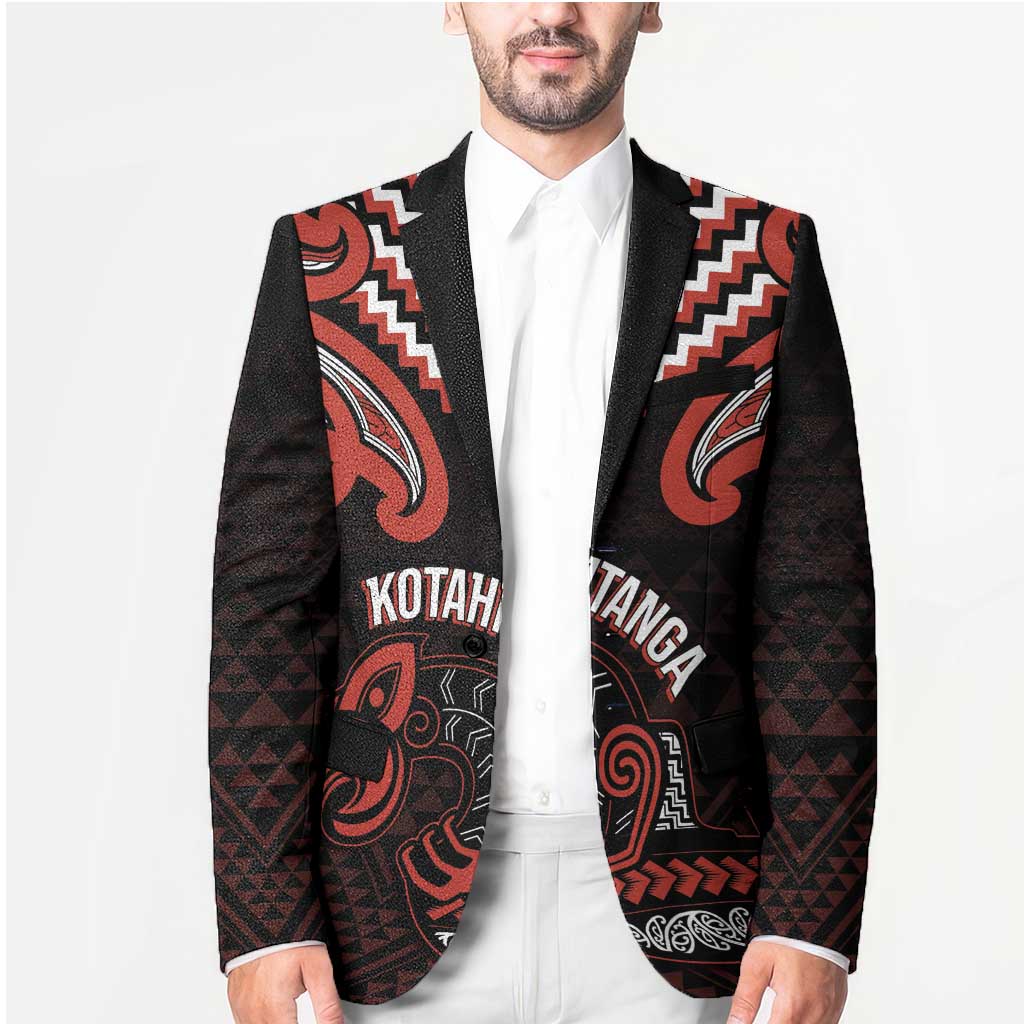 Maori Waitangi Blazer Kotahitanga Poutama Mix Whakairo - Polynesian Pride