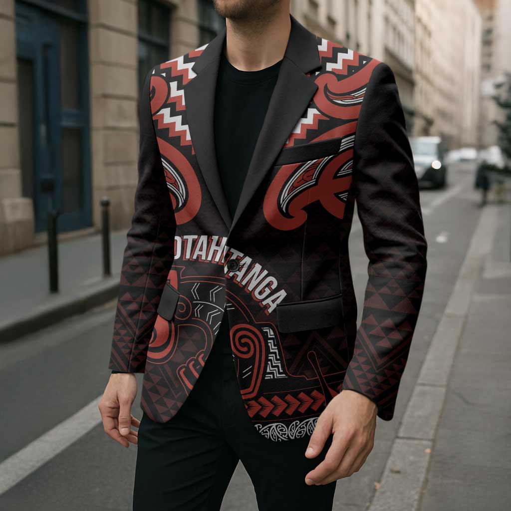 Maori Waitangi Blazer Kotahitanga Poutama Mix Whakairo - Polynesian Pride