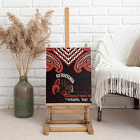 Maori Waitangi Canvas Wall Art Kotahitanga Poutama Mix Whakairo - Polynesian Pride