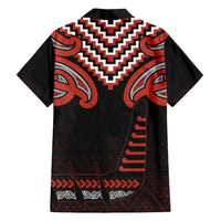 Maori Waitangi Family Matching Long Sleeve Bodycon Dress and Hawaiian Shirt Kotahitanga Poutama Mix Whakairo - Polynesian Pride