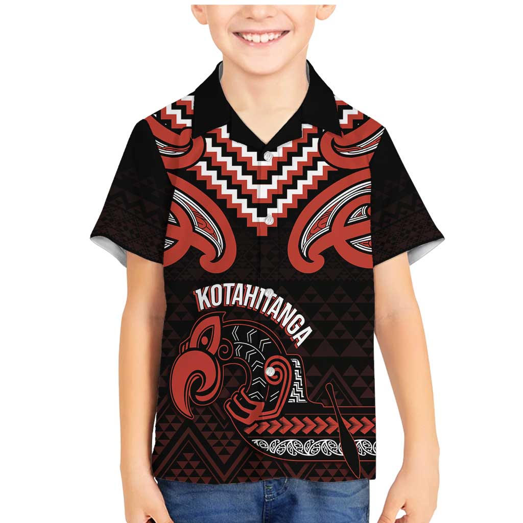 Maori Waitangi Family Matching Mermaid Dress and Hawaiian Shirt Kotahitanga Poutama Mix Whakairo - Polynesian Pride