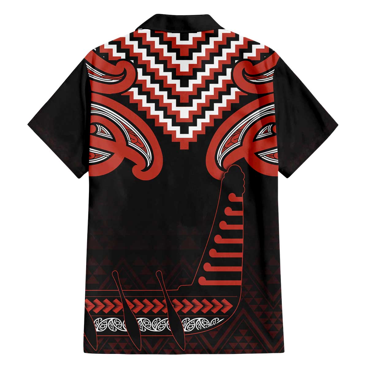 Maori Waitangi Family Matching Off The Shoulder Long Sleeve Dress and Hawaiian Shirt Kotahitanga Poutama Mix Whakairo - Polynesian Pride