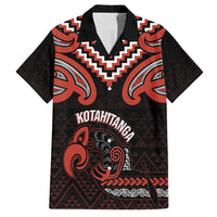 Maori Waitangi Family Matching Off Shoulder Maxi Dress and Hawaiian Shirt Kotahitanga Poutama Mix Whakairo - Polynesian Pride