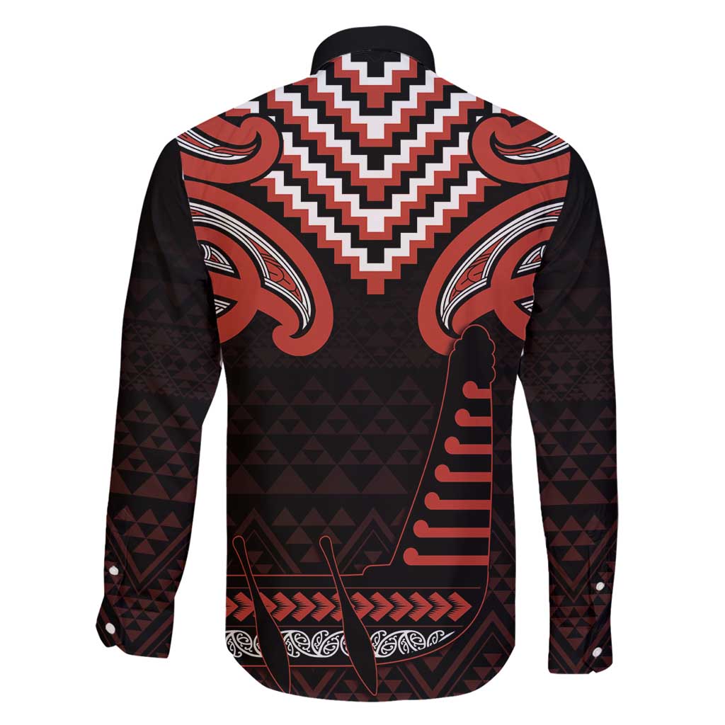 Maori Waitangi Family Matching Off Shoulder Maxi Dress and Hawaiian Shirt Kotahitanga Poutama Mix Whakairo - Polynesian Pride