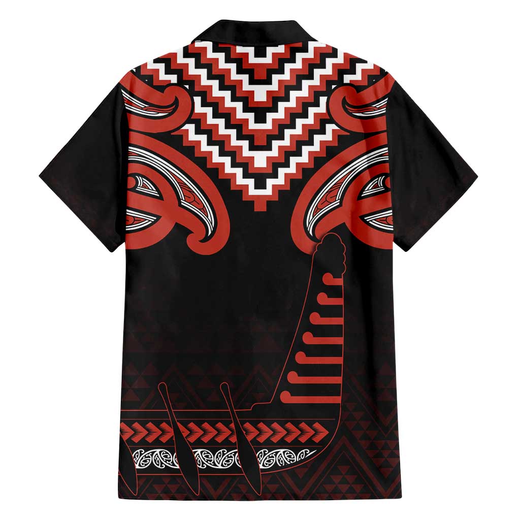 Maori Waitangi Family Matching Off Shoulder Short Dress and Hawaiian Shirt Kotahitanga Poutama Mix Whakairo - Polynesian Pride