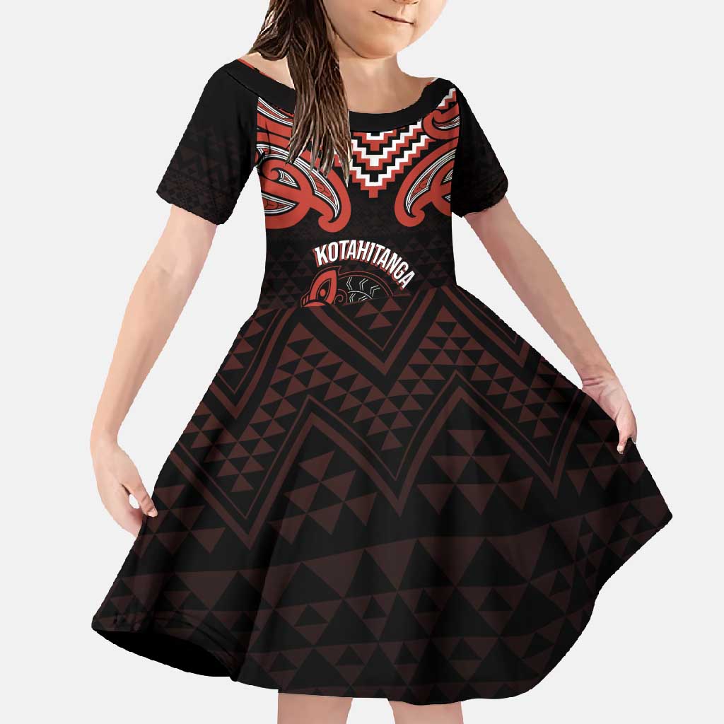 Maori Waitangi Family Matching Summer Maxi Dress and Hawaiian Shirt Kotahitanga Poutama Mix Whakairo - Polynesian Pride