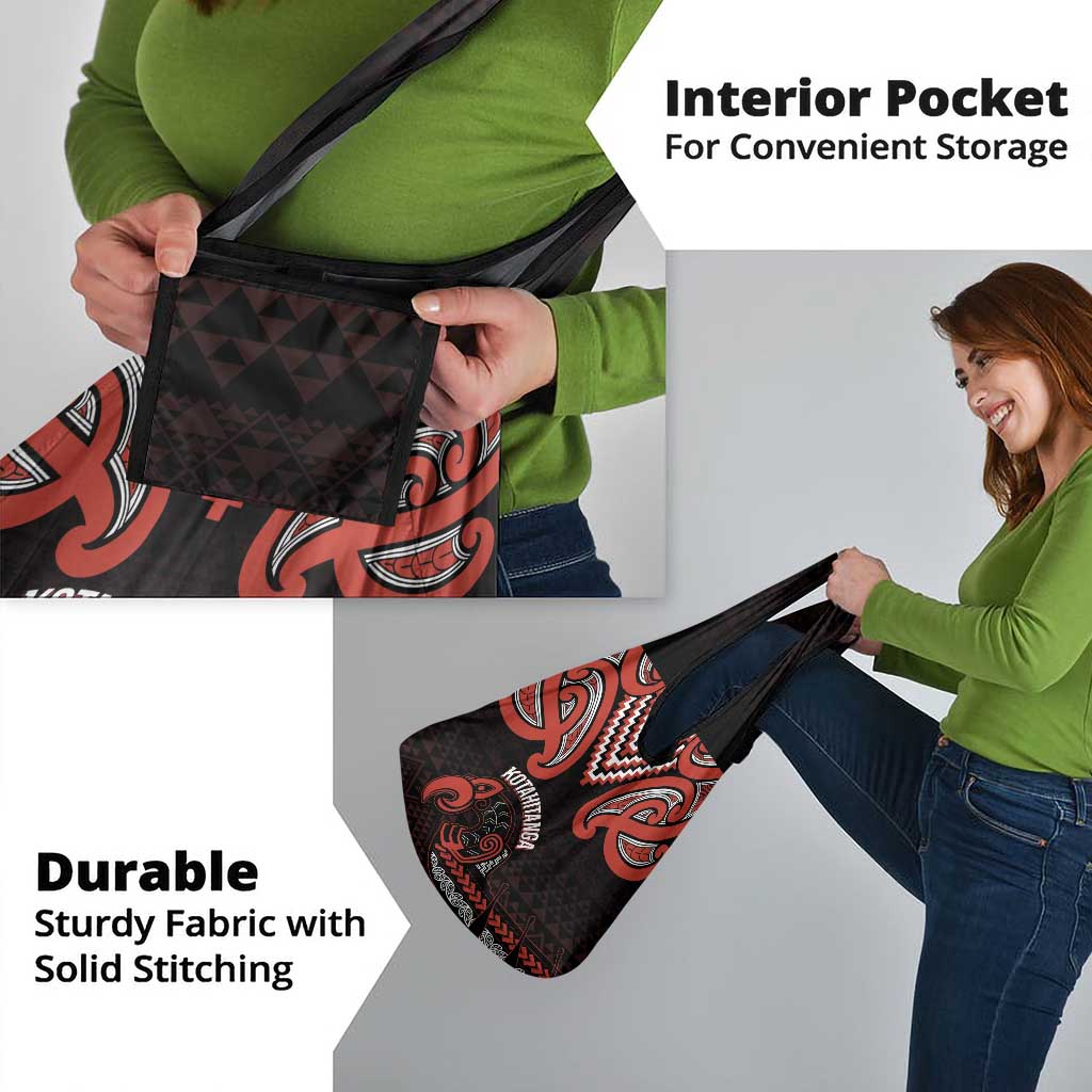 Maori Waitangi Grocery Bag Kotahitanga Poutama Mix Whakairo - Polynesian Pride