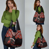 Maori Waitangi Grocery Bag Kotahitanga Poutama Mix Whakairo - Polynesian Pride