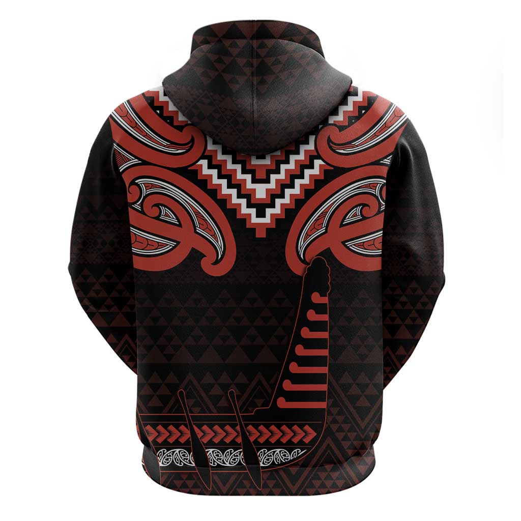 Maori Waitangi Hoodie Kotahitanga Poutama Mix Whakairo - Polynesian Pride