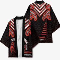 Maori Waitangi Kimono Kotahitanga Poutama Mix Whakairo - Polynesian Pride