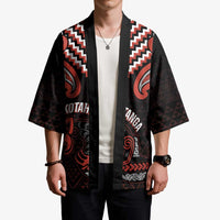 Maori Waitangi Kimono Kotahitanga Poutama Mix Whakairo - Polynesian Pride