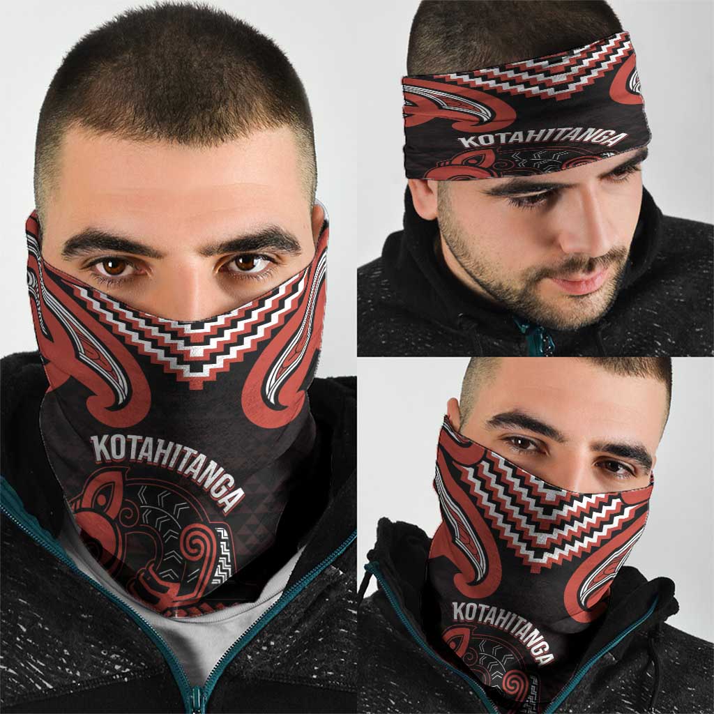 Maori Waitangi Neck Gaiter Kotahitanga Poutama Mix Whakairo - Polynesian Pride