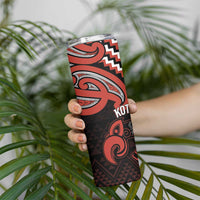 Maori Waitangi Skinny Tumbler Kotahitanga Poutama Mix Whakairo - Polynesian Pride