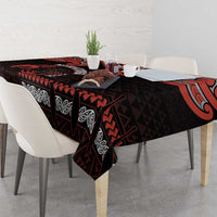 Maori Waitangi Tablecloth Kotahitanga Poutama Mix Whakairo - Polynesian Pride