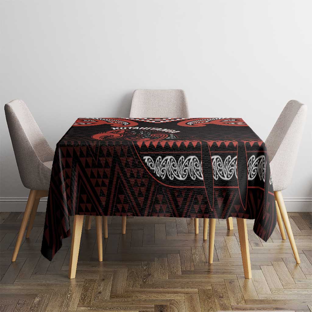 Maori Waitangi Tablecloth Kotahitanga Poutama Mix Whakairo - Polynesian Pride