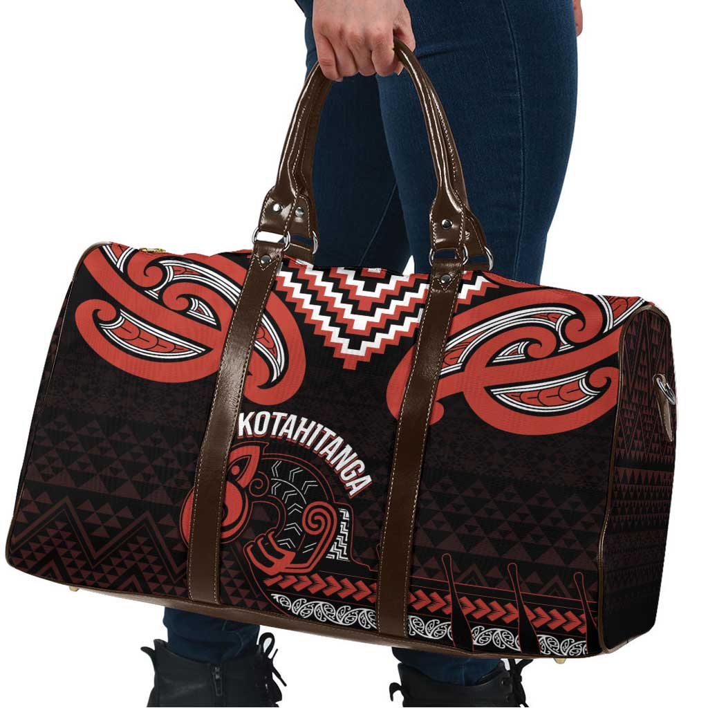 Maori Waitangi Travel Bag Kotahitanga Poutama Mix Whakairo - Polynesian Pride