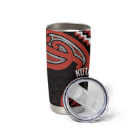Maori Waitangi Tumbler Cup Kotahitanga Poutama Mix Whakairo - Polynesian Pride