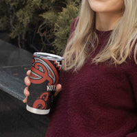 Maori Waitangi Tumbler Cup Kotahitanga Poutama Mix Whakairo - Polynesian Pride