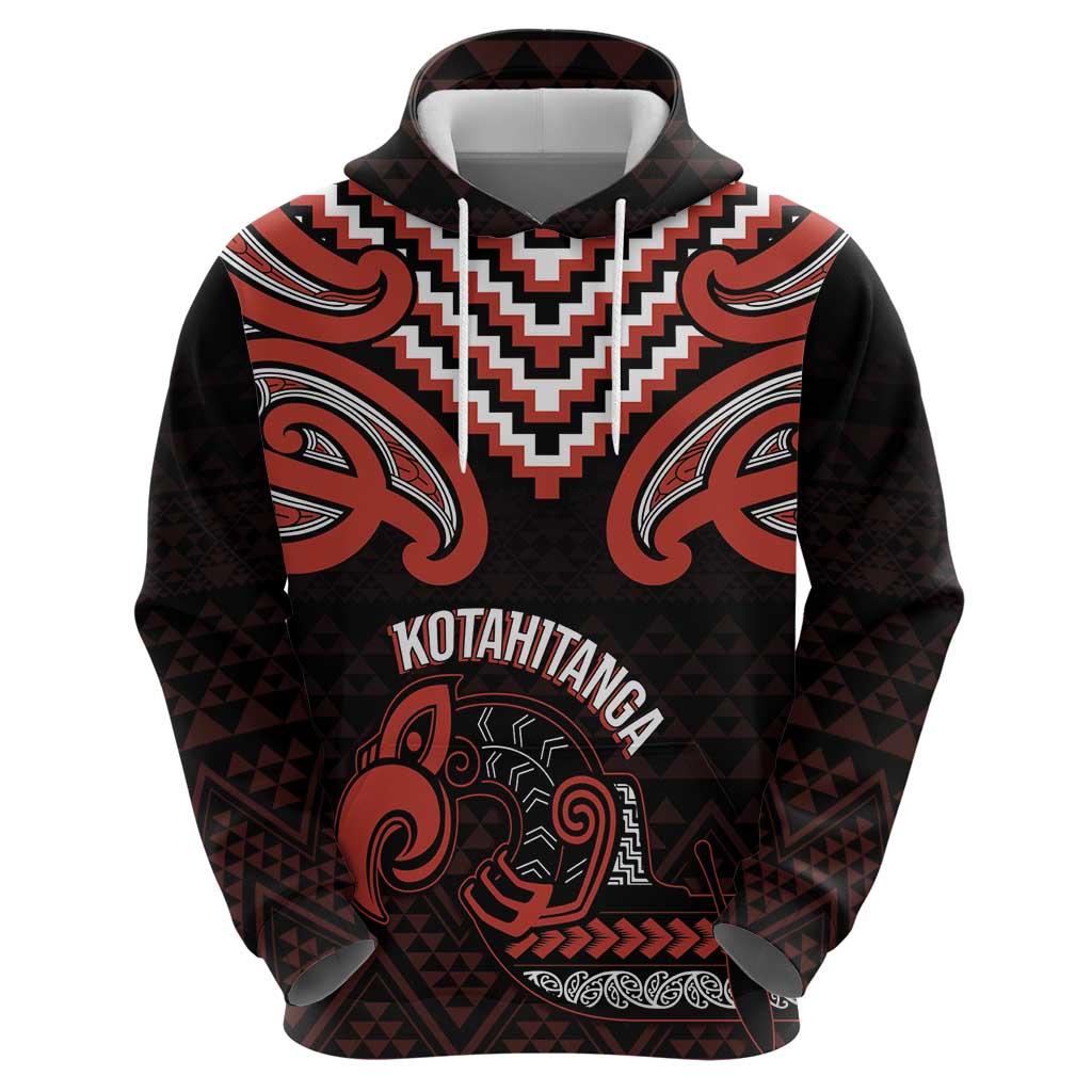 Maori Waitangi Zip Hoodie Kotahitanga Poutama Mix Whakairo - Polynesian Pride