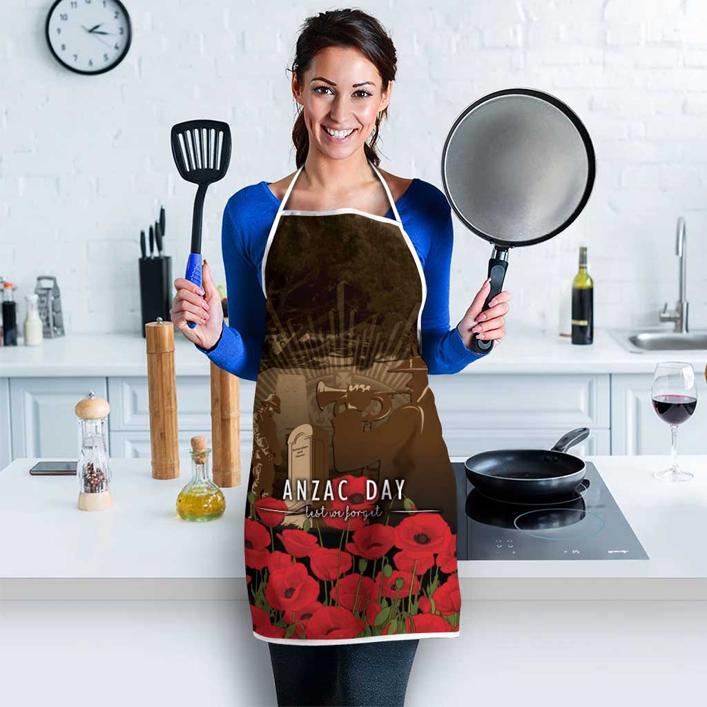 Australia - New Zealand ANZAC Lone Pine Apron The Last Post