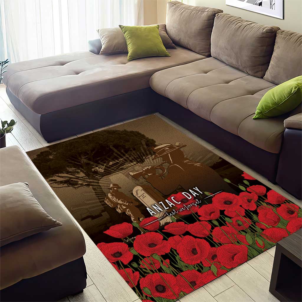 Australia - New Zealand ANZAC Lone Pine Area Rug The Last Post