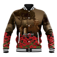 Australia - New Zealand ANZAC Lone Pine Baseball Jacket The Last Post