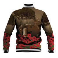 Australia - New Zealand ANZAC Lone Pine Baseball Jacket The Last Post