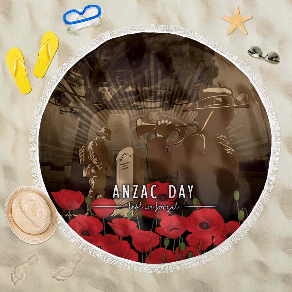 Australia - New Zealand ANZAC Lone Pine Beach Blanket The Last Post