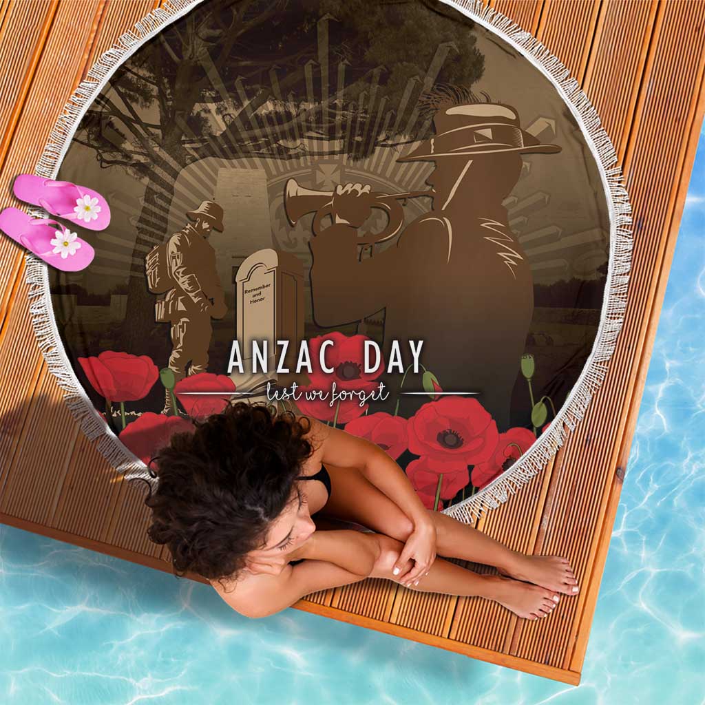 Australia - New Zealand ANZAC Lone Pine Beach Blanket The Last Post