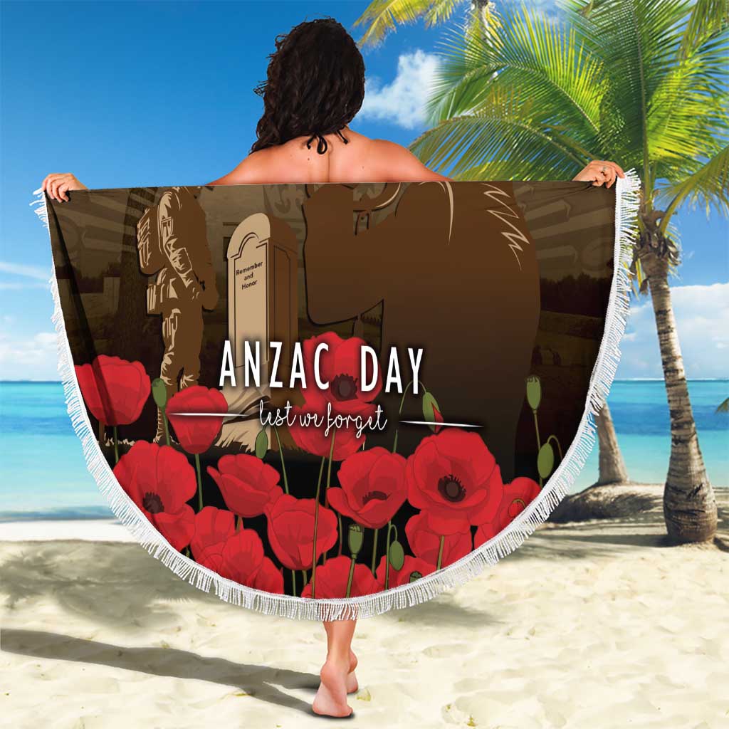 Australia - New Zealand ANZAC Lone Pine Beach Blanket The Last Post