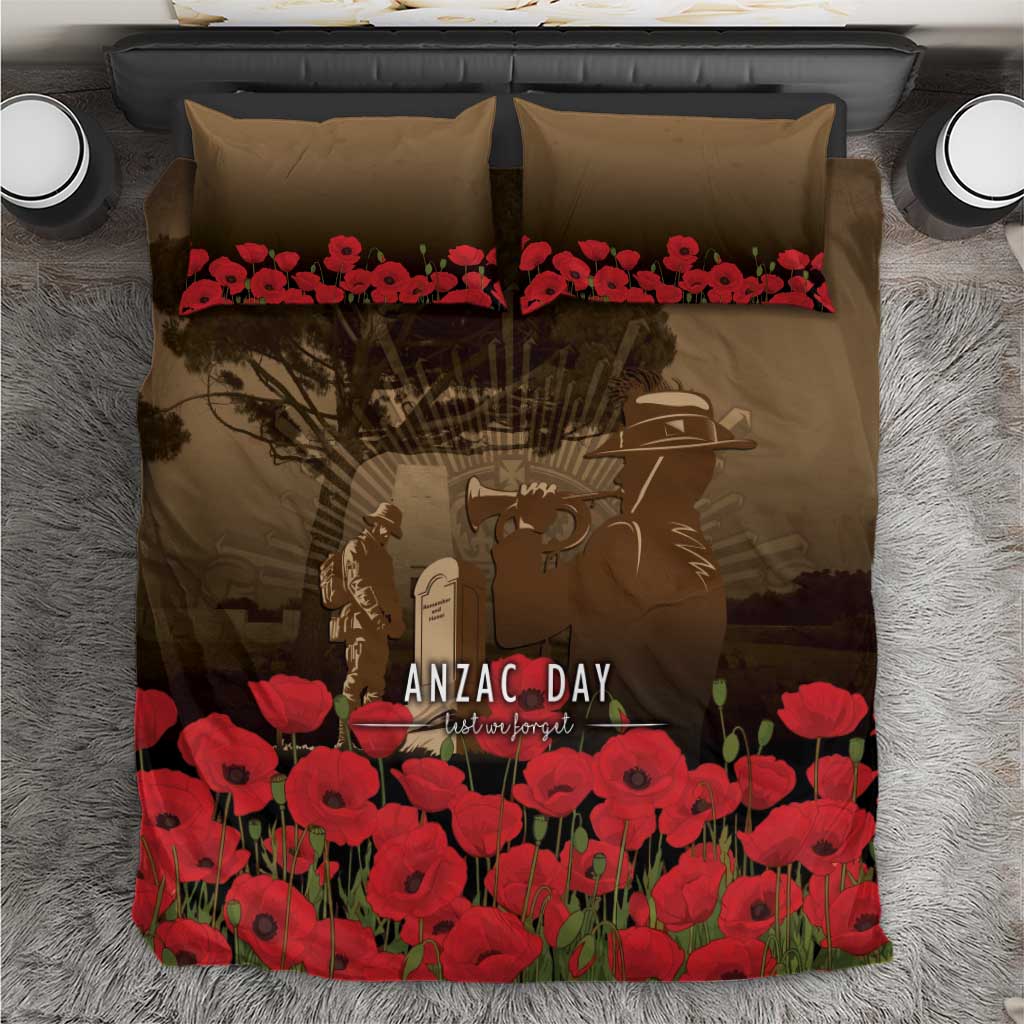 Australia - New Zealand ANZAC Lone Pine Bedding Set The Last Post