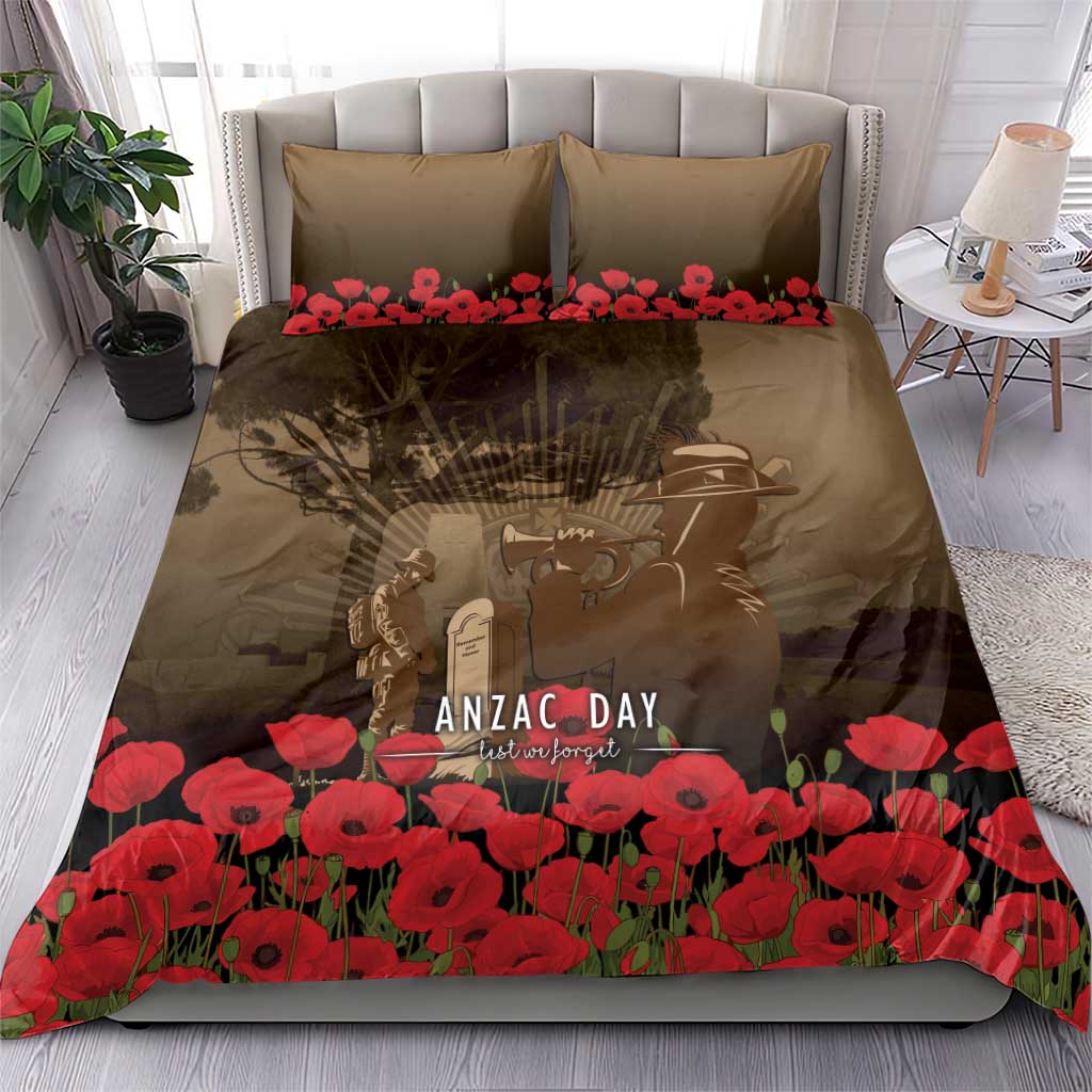 Australia - New Zealand ANZAC Lone Pine Bedding Set The Last Post