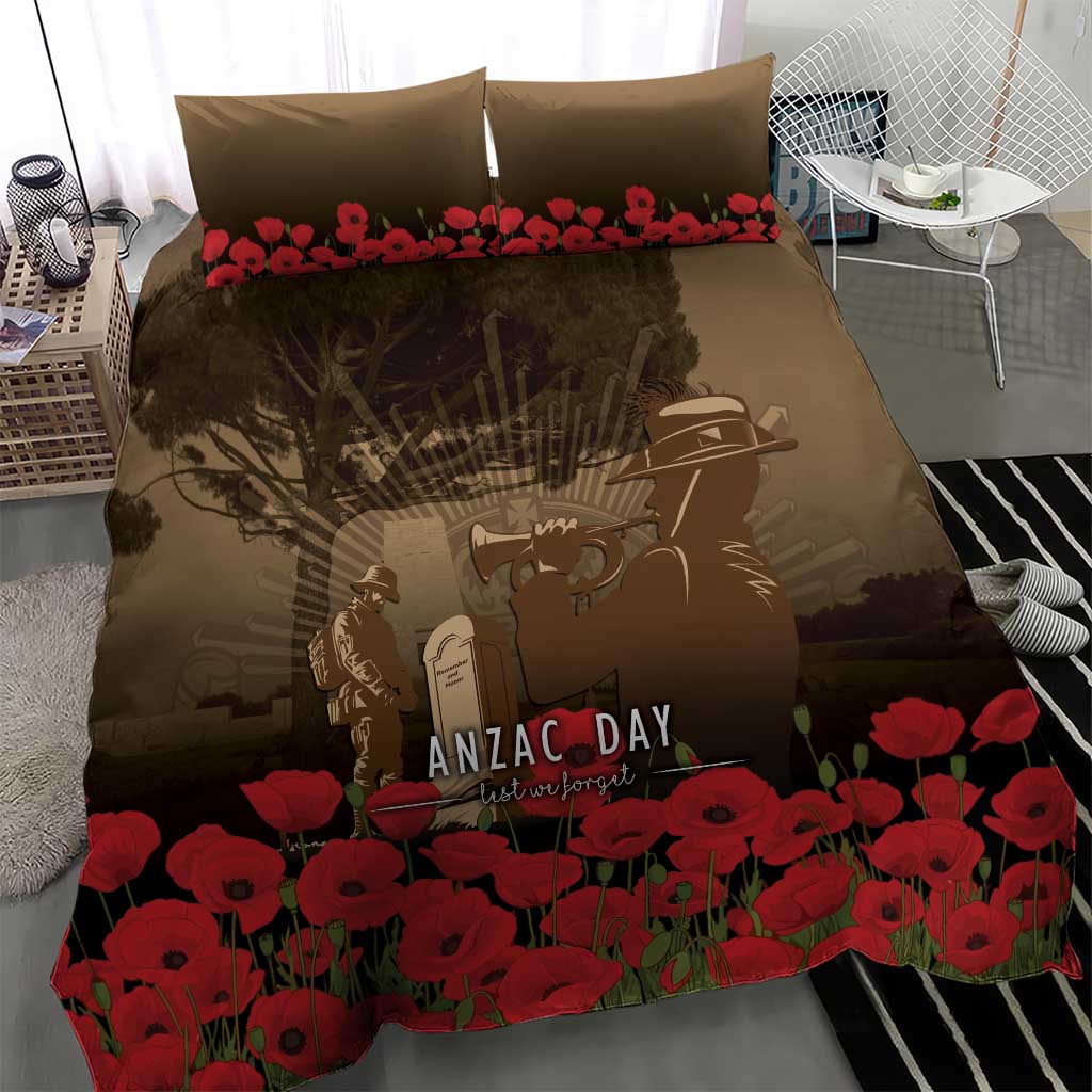 Australia - New Zealand ANZAC Lone Pine Bedding Set The Last Post