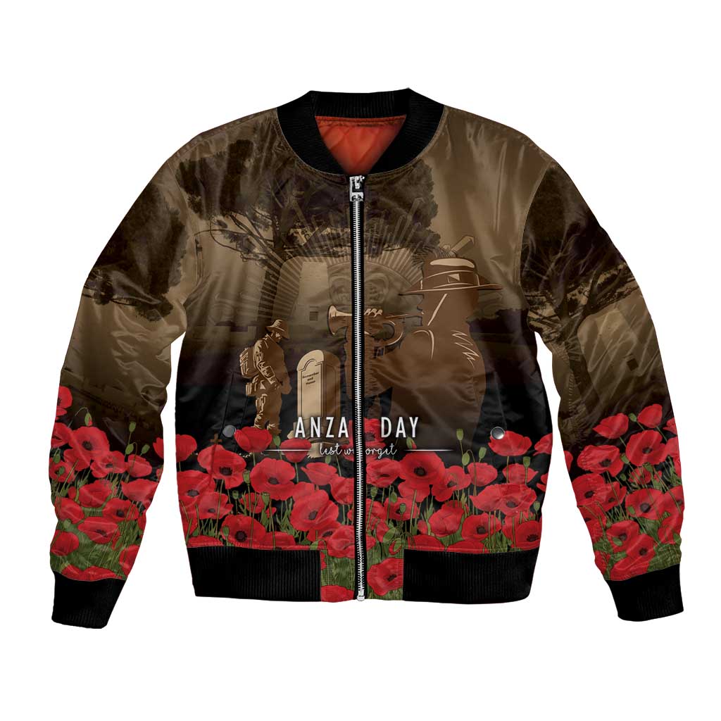 Australia - New Zealand ANZAC Lone Pine Bomber Jacket The Last Post