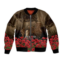 Australia - New Zealand ANZAC Lone Pine Bomber Jacket The Last Post