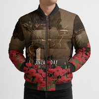 Australia - New Zealand ANZAC Lone Pine Bomber Puffer Jacket The Last Post