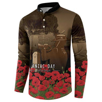 Australia - New Zealand ANZAC Lone Pine Button Sweatshirt The Last Post