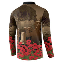 Australia - New Zealand ANZAC Lone Pine Button Sweatshirt The Last Post