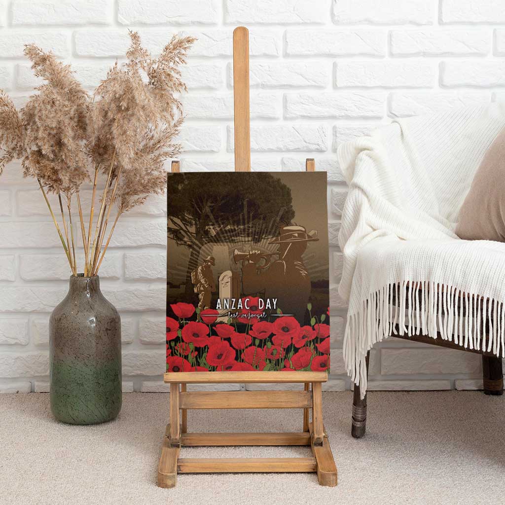 Australia - New Zealand ANZAC Lone Pine Canvas Wall Art The Last Post