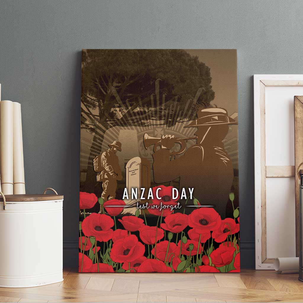 Australia - New Zealand ANZAC Lone Pine Canvas Wall Art The Last Post