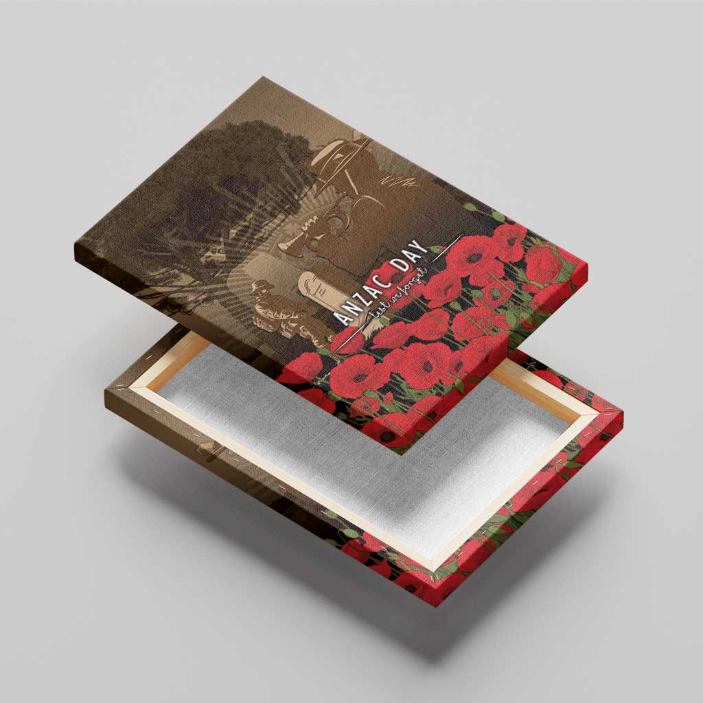 Australia - New Zealand ANZAC Lone Pine Canvas Wall Art The Last Post