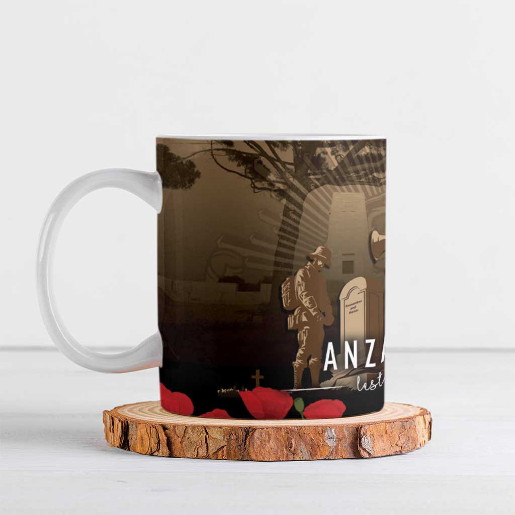 Australia - New Zealand ANZAC Lone Pine Ceramic Mug The Last Post
