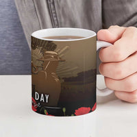 Australia - New Zealand ANZAC Lone Pine Ceramic Mug The Last Post