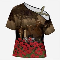 Australia - New Zealand ANZAC Lone Pine Cross Shoulder Shirt The Last Post