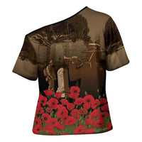 Australia - New Zealand ANZAC Lone Pine Cross Shoulder Shirt The Last Post